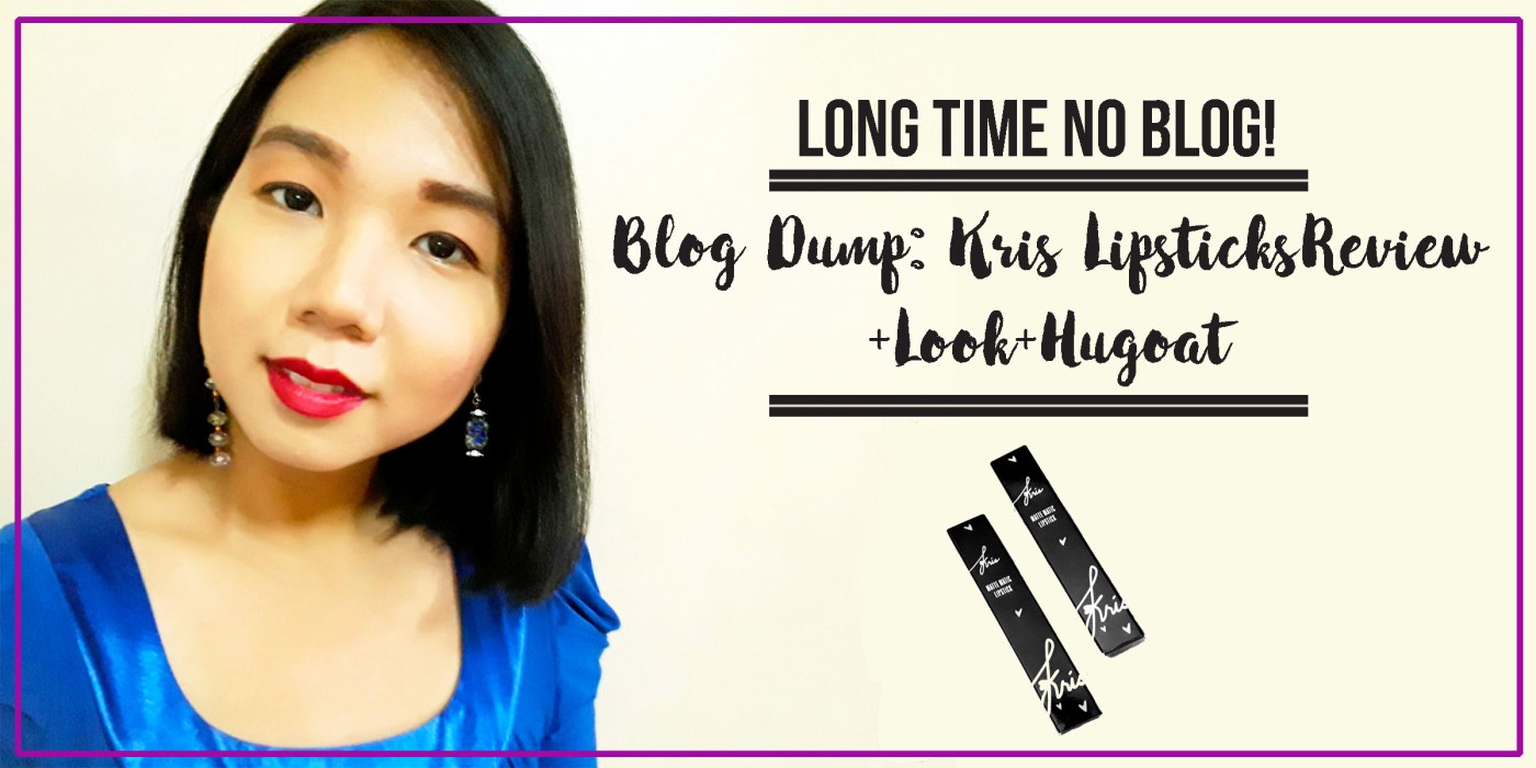 Blog Dump Kris Matte Matic Lipstick Review Makeup Looks Hugoat